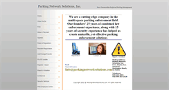Desktop Screenshot of parkingnetworksolutions.com